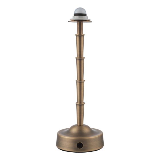 Wyman Rechargeable Table Lamp Antique Bronze Base Only LED