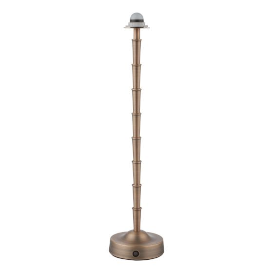 Wyman Rechargeable Table Lamp Antique Bronze Base Only LED