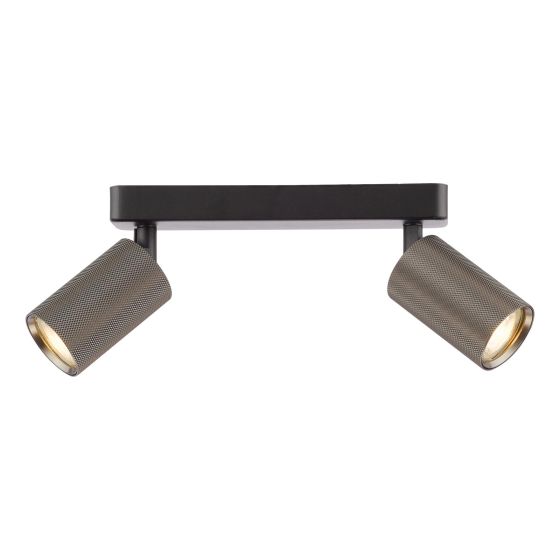 Yamis 2 Light Bar Spotlight Knurled Bronze and Matt Black