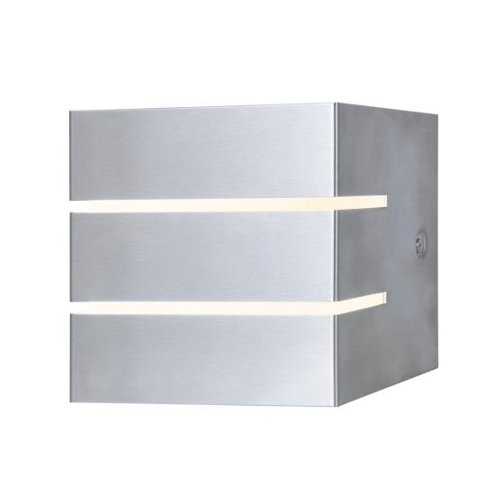 Cacheta Outdoor Wall Light Stainless Steel & Opal LED IP44