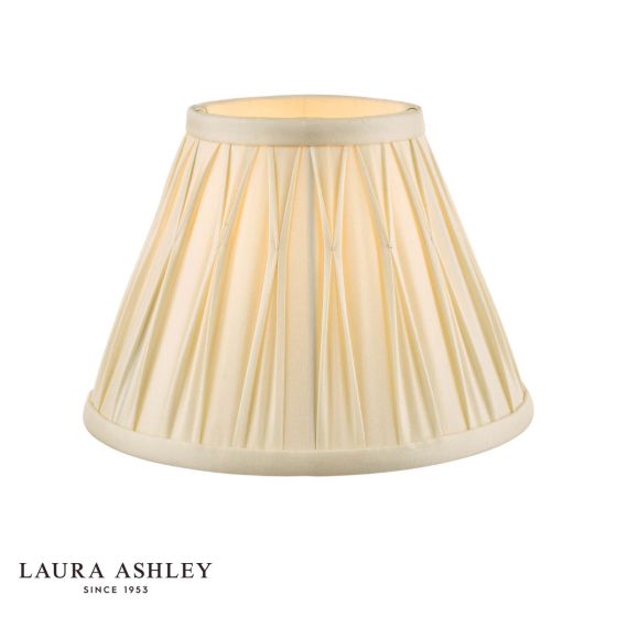 Laura Ashley Fenn Ivory 100% Silk Empire Shade 20cm