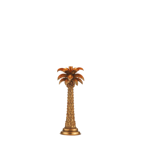 Palm Table Lamp Gold Base Only