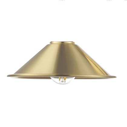 Easy Fit Aged Brass Metal Shade 18cm