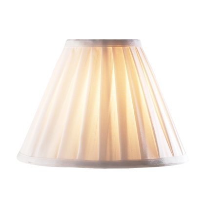 Beau Cream Faux Silk Tapered Drum Shade 21cm 