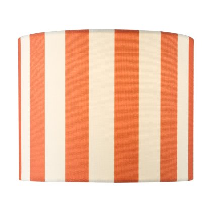 Cicada Orange Linen Drum Shade 20cm