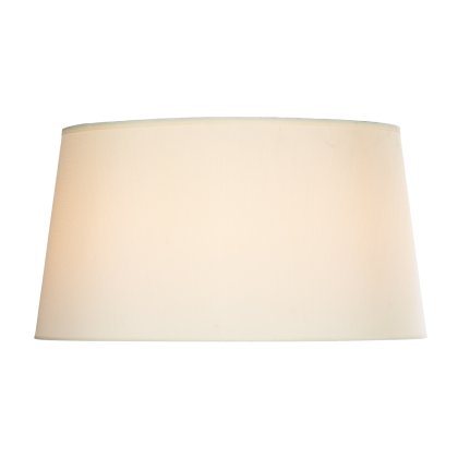 Cyprus Ivory Faux Silk Drum Shade 30cm