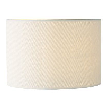 Delta Ivory Cotton Drum Shade 26cm