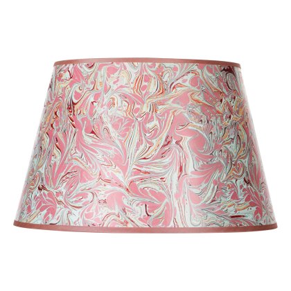 Frida Red Card Tapered Drum Shade 45cm