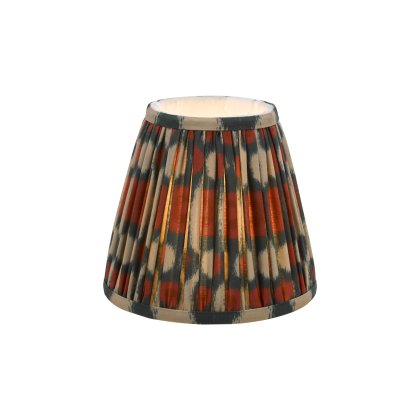 Ikat Red Cotton Empire Shade 15cm