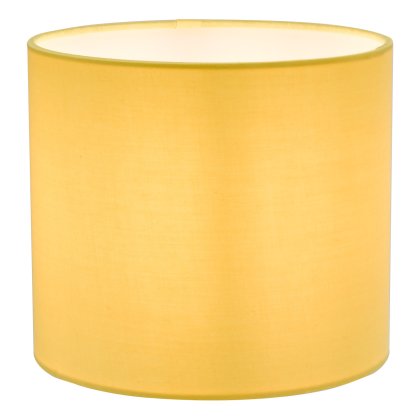 Ilona Yellow Cotton Drum Shade 18cm