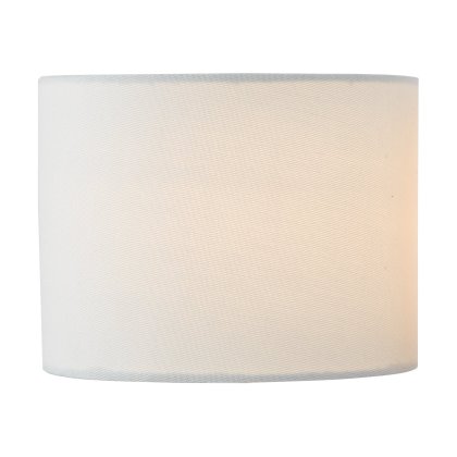 Inci Ivory Cotton Drum Shade 18cm