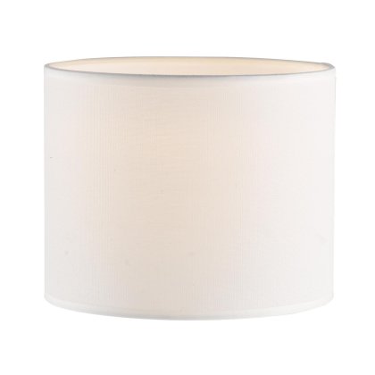 Itala Ivory Cotton Drum Shade 20cm