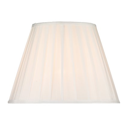 Siam White Cotton Mix Tapered Drum Shade 35cm