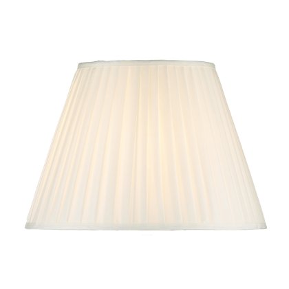 Siam White Cotton Mix Tapered Drum Shade 45cm