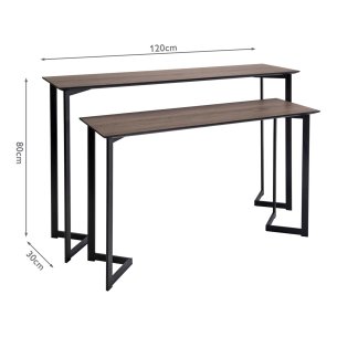 Lulani Nested Console Tables Mocha