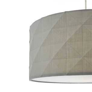 Aisha Easy Fit Pendant Grey With Shade