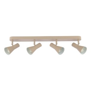 Arnel 4 Light Bar Spotlight Satin Taupe
