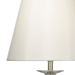 Bybliss Table Lamp Satin Chrome With Shade (Multipack)
