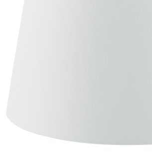Cezanne White Faux Silk Tapered Drum Shade 35cm