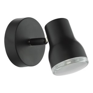 Clint Bathroom Wall Spotlight Matt Black IP44