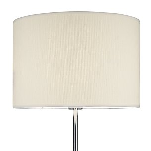 Delta Floor Lamp Polished Chrome With Shade