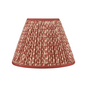 Esther Red Cotton Empire Shade 30cm