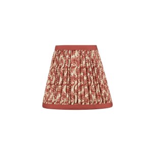 Esther Red Cotton Empire Shade 15cm
