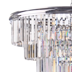 Eulalia 12 Light Chandelier Polished Chrome Crystal