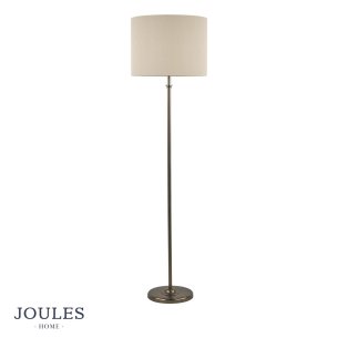 Joules Farley Floor Lamp Satin Bronze With Shade