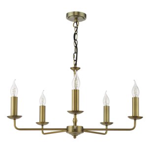 Favian 5 Light Pendant Matt Bronze Fitting Only