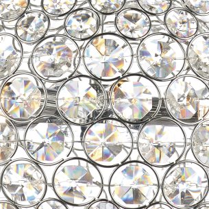 Fiesta 5 Light Pendant Crystal and Polished Chrome