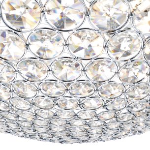 Fiesta 8 Light Pendant Crystal and Polished Chrome