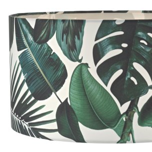 Filip Green Leaf Print Easy Fit Shade 35cm  