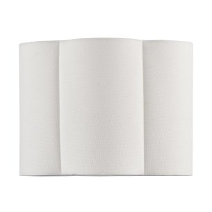 Fiyan Ivory Linen Scalloped Shade 30cm