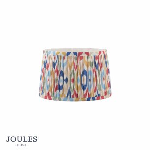 Joules Folly Multi Coloured Cotton Tapered Drum Shade 25cm