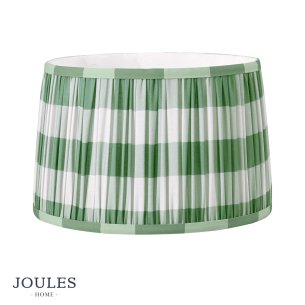 Joules Folly Green Gingham Print Shade 30cm