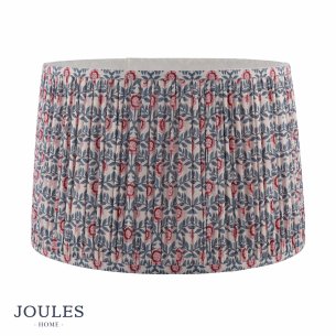 Joules Folly Multi Coloured Cotton Tapered Drum Shade 40cm
