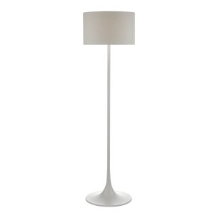 Funchal Floor Lamp Matt Grey With Shade