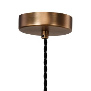 George 1 Light E27 Suspension Antique Bronze