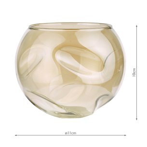 Mix & Match Amber Organic Glass G9 11cm