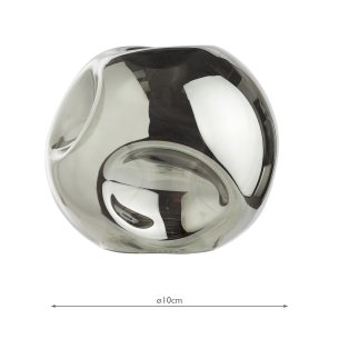 Mix & Match Closed Organic Smoked Glass G9 10cm