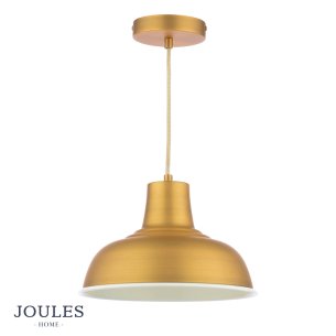 Joules Hatfield Pendant Matt Antique Brass