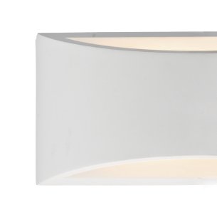Hove 2 Light Wall Washer Plaster