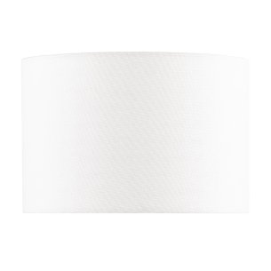 Iggy White Linen Drum Shade 28cm