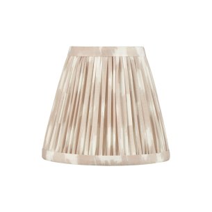 Ikat Taupe Cotton Empire Shade 15cm