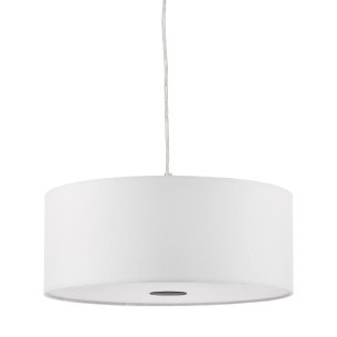 Isla Easy Fit Pendant Ivory and Black Shade 40cm