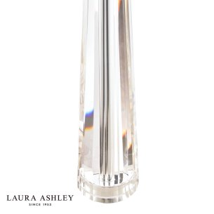 Laura Ashley Blake Large Table Lamp Crystal Polished Chrome Base Only