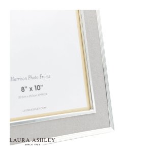 Harrison Photo Frame Pale Charcoal Linen 8