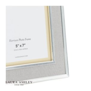 Harrison Photo Frame Pale Charcoal Linen 5