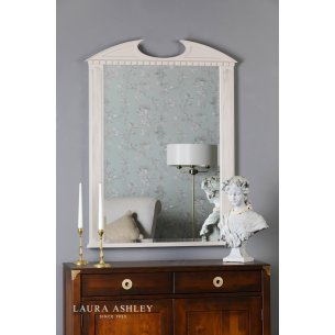 Laura Ashley Rossett Rectangle Mirror Grey 120 x 90cm
